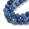 Dyed & Heated Natural Blue Aventurine Beads Strands G-E571-A10-02-4
