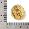 Rack Plating Brass Micro Pave Clear Cubic Zirconia Perdants KK-C067-11G-O-3