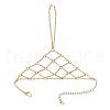 Brass Cable Chains Ring Bracelets for Women BJEW-JB11484-01-1