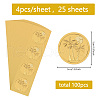 Self Adhesive Gold Foil Embossed Stickers DIY-WH0575-062-2