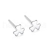 Anti-Tarnish 6 Pair 6 Style 999 Fine Silver Stud Earrings Set for Women EJEW-F317-01P-2