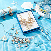   Natural Shell & Starfish Beach Jewelry Set SJEW-PH0001-14-5