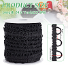 BENECREAT 22.5 Yards Nylon Elastic Ribbons with Loops OCOR-BC0006-78-2