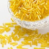 Transparent Colours Rainbow Glass Bugle Beads TSDB6MM170-1