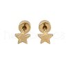 304 Stainless Steel Stud Earrings for Women EJEW-E603-05C-G-1