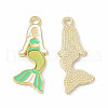 Alloy Enamel Pendants ENAM-G212-03G-03-1