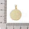 Brass Pave Shell Pendants KK-I712-46G-3
