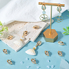 SUNNYCLUE 16Pcs Brass Stud Earring Findings KK-SC0003-88-4