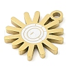 304 Stainless Steel Pendants STAS-F315-07G-01-2