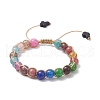 2Pcs Glass Braided Bead Bracelets for Women BJEW-JB11431-3