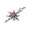 316 Surgical Stainless Steel Micro Pave Cubic Zirconia  Pendants STAS-D304-09P-2