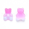 Gradient Color Opaque Resin Cabochons X-CRES-R196-01-4
