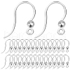 SUNNYCLUE 80Pcs Eco-Friendly Plastic Earring Hooks STAS-SC0004-43S-1