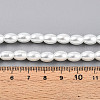 Baking Painted Pearlized Glass Pearl Bead Strands X-HY-T002-01A-01-4