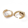 Cubic Zirconia Heart Hoop Earrings EJEW-L282-02G-3
