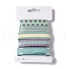 Polyester & Polycotton Ribbons Sets SRIB-P022-01D-12-4