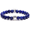 Natural Lapis Lazuli Bead Stretch Bracelets for Women Men XZ2326-4-1