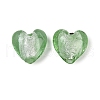 Handmade Silver Foil Lampwork Glass Beads LAMP-Q005-06F-1