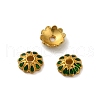 Alloy Enamel Beads Caps FIND-G074-02I-1