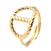 Ion Plating(IP) Adjustable 304 Stainless Steel Finger Rings RJEW-L102-10G-3