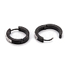 304 Stainless Steel Huggie Hoop Earrings EJEW-O096-19EB-3