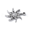 304 Stainless Steel Pendants STAS-E548-07P-2