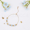 HOBBIESAY 180Pcs 3 Style Brass Beads FIND-HY0001-73-5