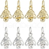8 Pcs 2 Colors Rack Plating Brass Pendants KK-HS0001-15-1