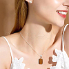 Beebeecraft 20Pcs Natural Tiger Eye Pendants G-BBC0001-50C-6