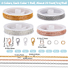 SOFPLATE DIY Iron Cable Chains Bracelets Necklaces Making Kits DIY-SP0002-14A-2