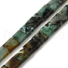 Natural African Turquoise(Jasper) Beads Strands G-F762-A14-01-1