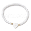 Glass Seed Beaded Stretch Bracelets BJEW-MZ00127-02-2