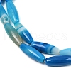 Natural Striped Agate/Banded Agate Beads Strands G-S280-10A-4