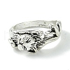 Fox Alloy Open Cuff Rings RJEW-K275-40AS-2