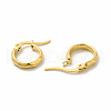 201 Stainless Steel Grooved Hoop Earrings with 304 Stainless Steel Pin for Women EJEW-M214-11D-G-1