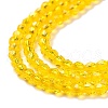 Transparent Glass Beads Strands GLAA-H021-04-06-5