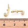 Brass Micro Pave Cubic Zirconia Charms KK-N263-97G-J-3
