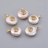 Natural Cultured Freshwater Pearl Pendants PEAR-F008-17G-1