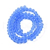 Imitate Austrian Crystal Frosted Glass Beads Strands GLAA-F029-TM4mm-B07-2