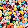 Opaque Colours Glass Seed Beads SEED-N007-17A-3