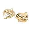 Brass Micro Pave Cubic Zirconia Pendants KK-U070-04D-G-2