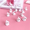 Cute Resin Rabbit Figurines MIMO-PW0001-183-4