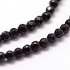 Natural Black Onyx Beads Strands G-N0171-10-3mm-3