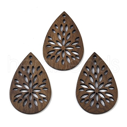 Walnut Wood Pendants WOOD-A025-04G-1