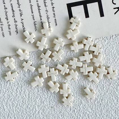Synthetic Howlite Beads G-V001-001B-1