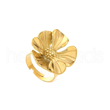 Stainless Steel Adjustable Finger Rings for Women FU4946-3-1