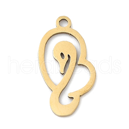 201 Stainless Steel Pendants STAS-F316-32A-G-1