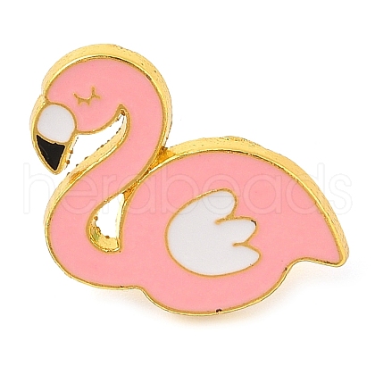 Bird Alloy Enamel Brooches JEWB-I035-08G-01-1