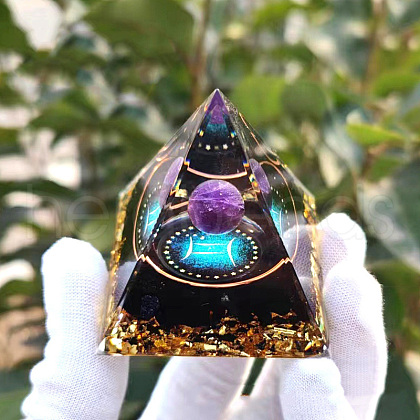 Orgonite Pyramid Resin Energy Generators PW-WG81790-09-1