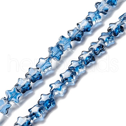 Transparent Glass Beads Strand GLAA-F112-02H-1